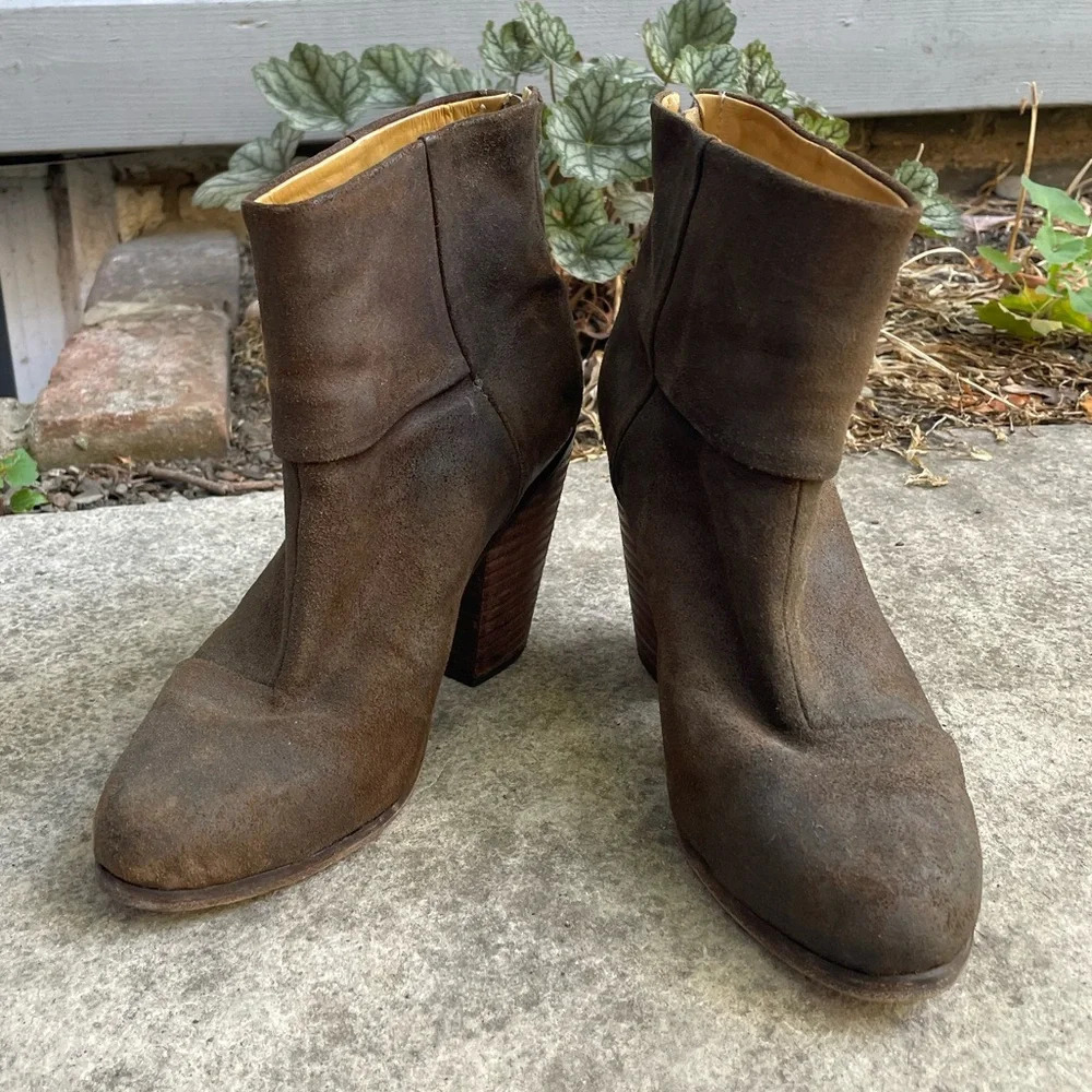 Rag & Bone Newbury Ankle Boots, Size 36.5